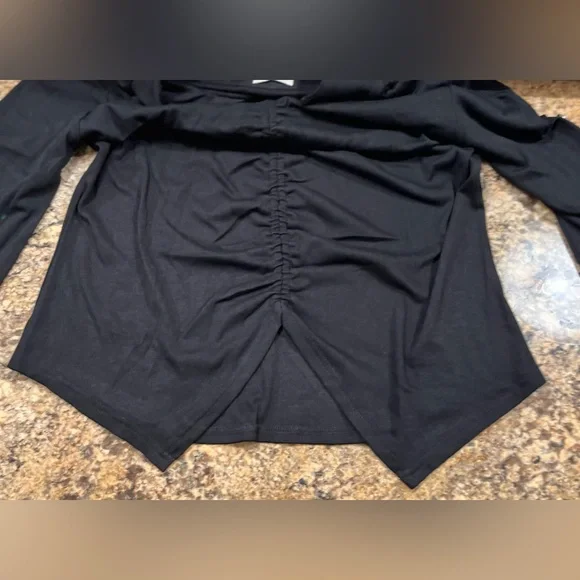 NWT Stylish Ruched Roll Sleeve Tunic - Picture 11 of 13